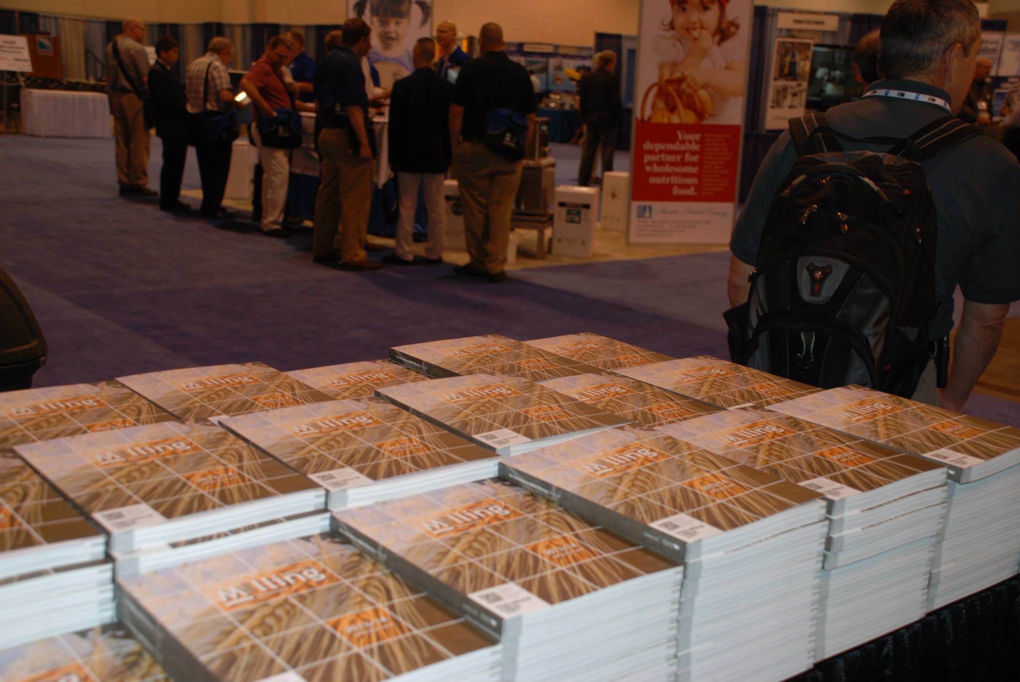 A table full of hundreds of International Milling Directories